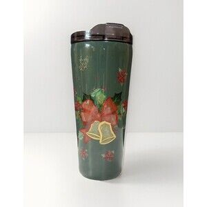 Hogg 32oz  Stainless Steel Tumbler Christmas Holiday Hand Painted Jingle Bells